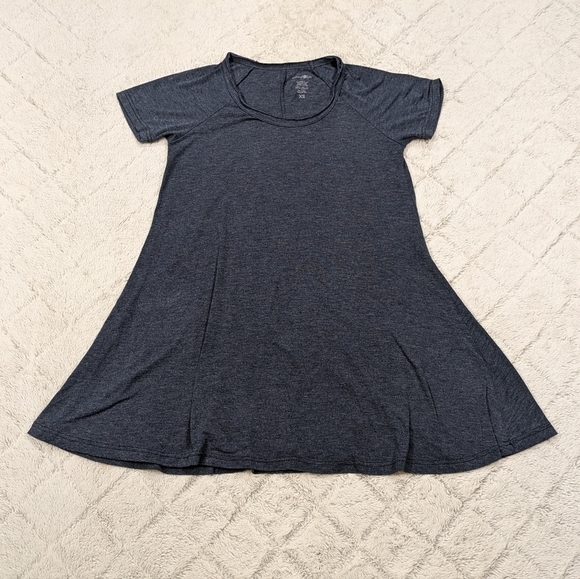 Natural Life Dress Women's XS Blue Navy T-Shirt Mini Short Sleeve Fit Flare - Picture 1 of 6
